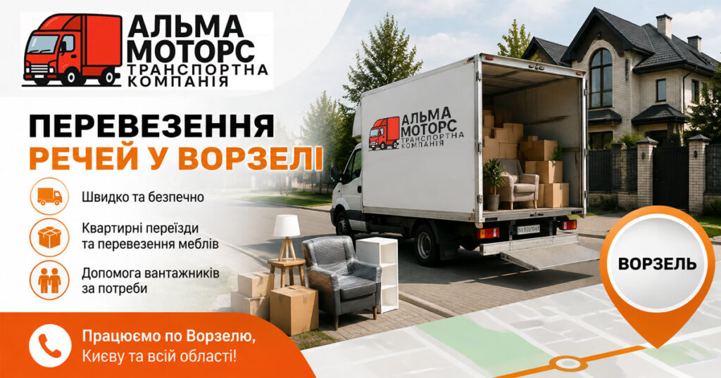 Перевезення речей у Ворзелі